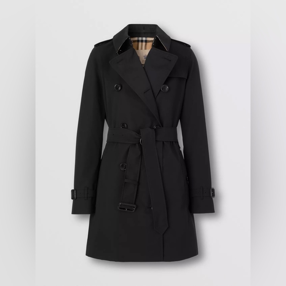Burberry Black Trench Coat SANDRINGHAM Authentic NWT